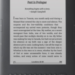 Close up of Kindle 3 eBook Reader